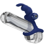 PRETTY LOVE - LUCHITO DOPPELVIBRIERENDER RING HASE BLAU