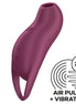 SATISFYER - POCKET PRO 1 CLITORIS STIMULATOR GARNET