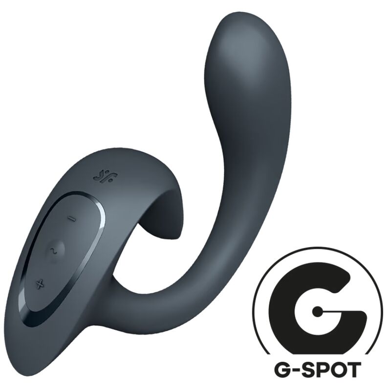 SATISFYER - G FOR GODDESS 1 RABBIT Sensory Device DARK GRAY