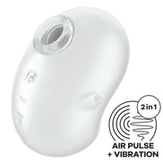 SATISFYER - CUTIE GHOST LAY-ON Sensory Device WHITE