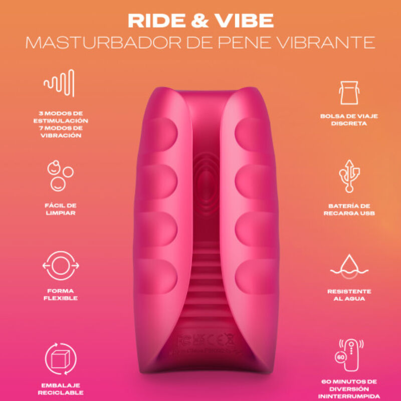 DUREX - TOY RIDE & VIBE Sensory Device MASTURBATOR