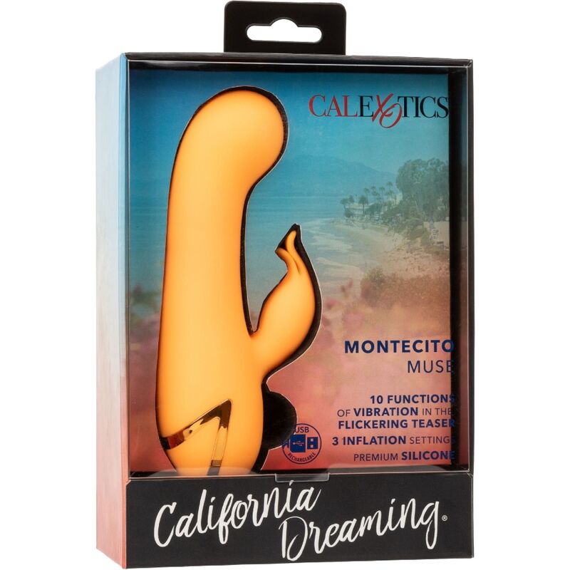 CALEXOTICS - MONTECITO MUSE Sinnlicher Vibrator HASE ORANGE BY CALIFORNIA DREAMING