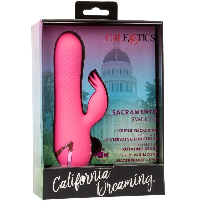 CALEXOTICS - SACRAMENTO SWEETIE Sensorgerät RABBIT PINK BY CALIFORNIA DREAMING