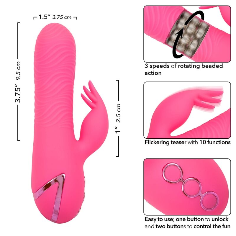 CALEXOTICS - SACRAMENTO SWEETIE Sensorgerät RABBIT PINK BY CALIFORNIA DREAMING