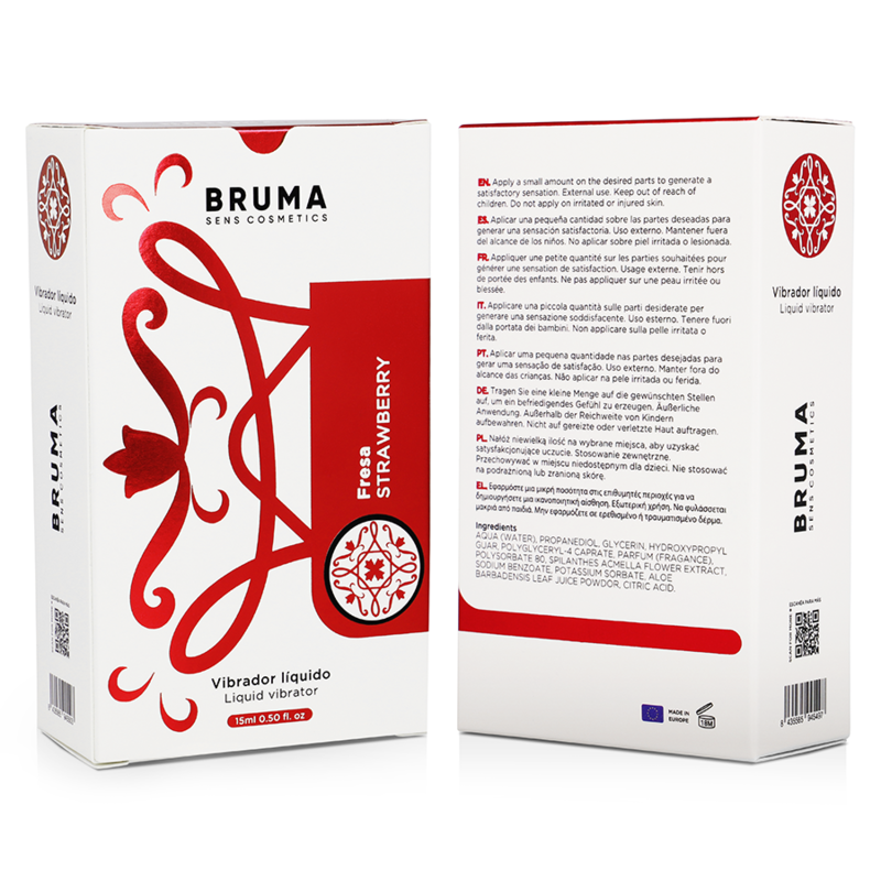 BRUMA - LIQUID Sensory Device ULTRA GLEITEND ERDBEERE 15 ML