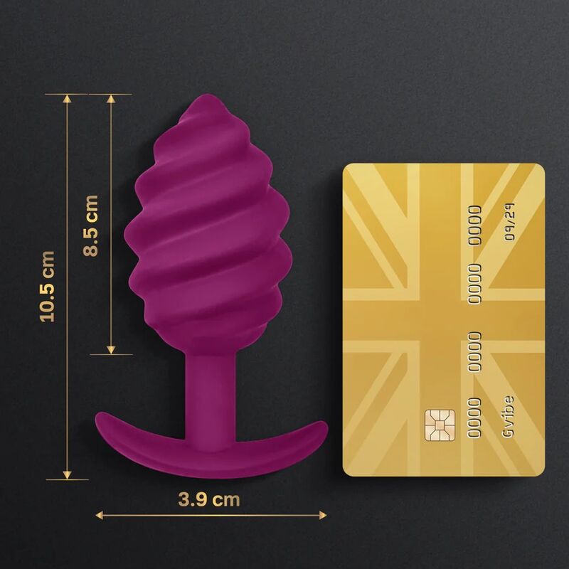 G-VIBE - GPLUG TWIST 2 VIOLETTER ANUSPLUG