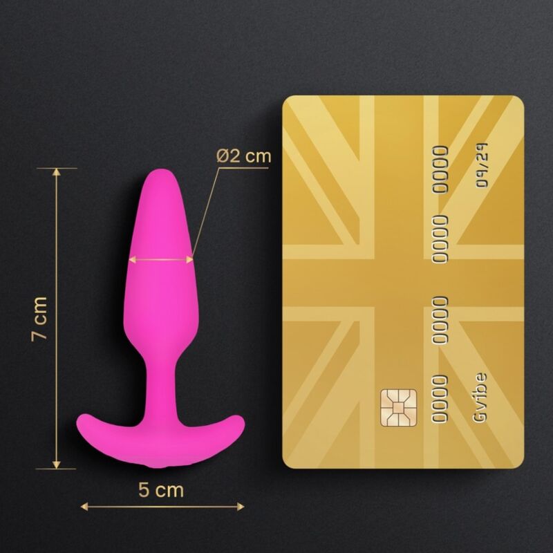 G-VIBE - GPLUG Sensory Device PLUG ANAL XS FUCHSIA