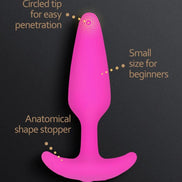 G-VIBE - GPLUG Sensory Device PLUG ANAL XS FUCHSIA
