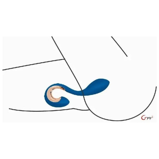G-VIBE - GPOP 2 G AND P POINT Sensory Device INDIGO BLUE
