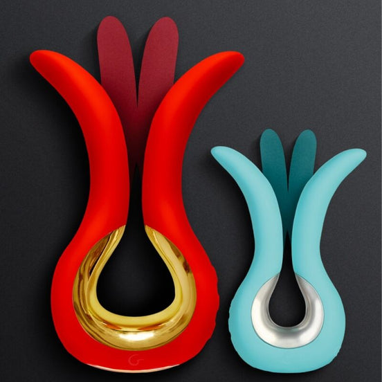G-VIBE - GVIBE MAXI Sensory Device WITH TWO FLEXIBLE TIPS CORAL