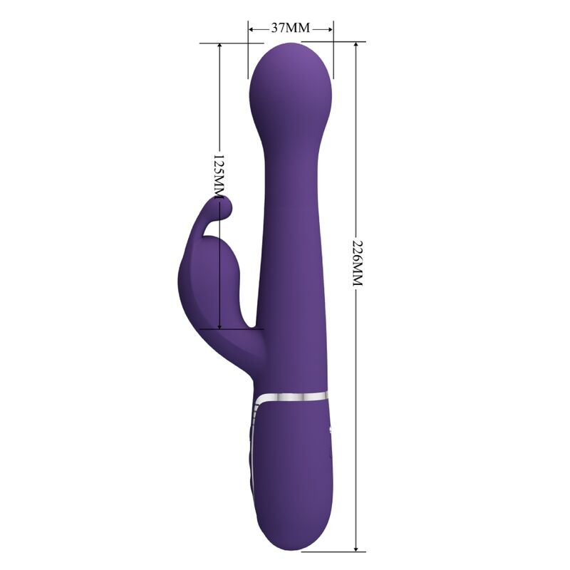 PRETTY LOVE - DEJON RABBIT Sensorgerät 3 IN 1 MULTIFUNKTION VIOLETT
