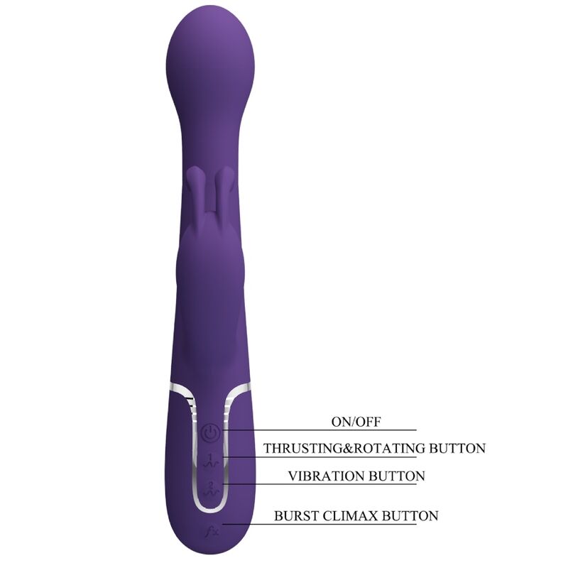 PRETTY LOVE - DEJON RABBIT Sensorgerät 3 IN 1 MULTIFUNKTION VIOLETT