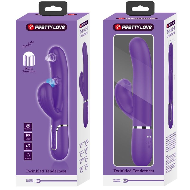 PRETTY LOVE - PERLITA G-SPOT Sensorgerät 3 IN 1 MULTIFUNKTIONAL LILA