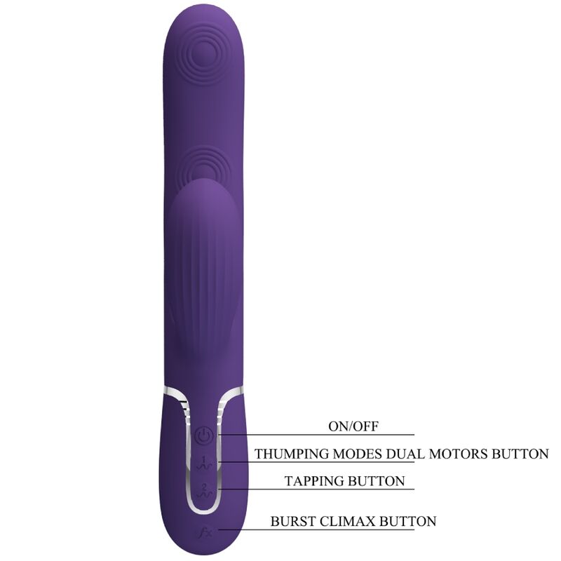 PRETTY LOVE - PERLITA G-SPOT Sensorgerät 3 IN 1 MULTIFUNKTIONAL LILA