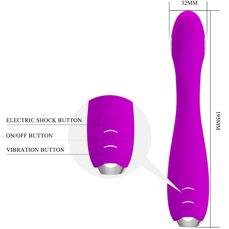 PRETTY LOVE - HECTOR ELECTROSHOCK Sensorgerät KOSTENLOSE APP VIOLET