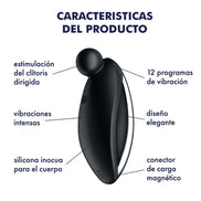 SATISFYER - SPOT ON 2 LAY-ON Sensory Device BLACK
