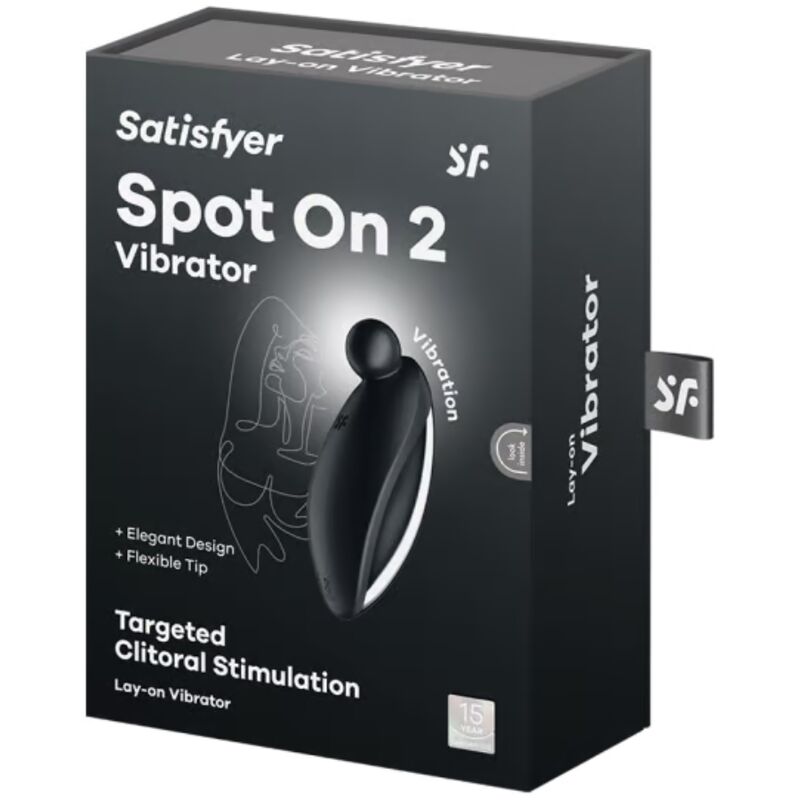 SATISFYER - SPOT ON 2 LAY-ON Sensory Device BLACK
