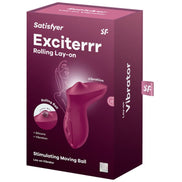 SATISFYER - EXCITERRR LAY-ON CLITORIS BERRY Sensory Device