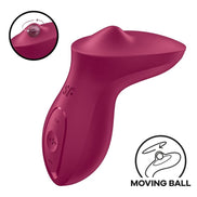 SATISFYER - EXCITERRR LAY-ON CLITORIS BERRY Sensory Device