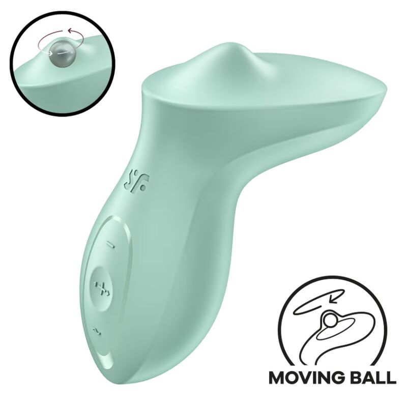 SATISFYER - EXCITERRR LAY-ON CLITORIS MINT Sensory Device