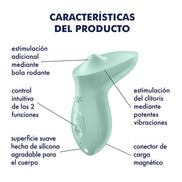 SATISFYER - EXCITERRR LAY-ON CLITORIS MINT Sensory Device