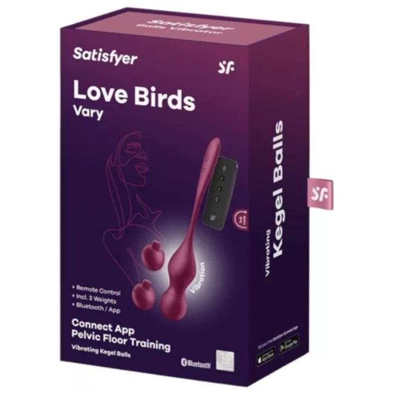 SATISFYER - LOVE BIRDS VARY VIBRATING BALLS FREE APP WEINROT