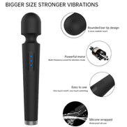 ARMONY - X POWER LARGE MASSAGER & Sensory Device 7 VIBRATIONS BLACK