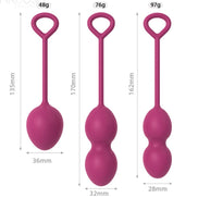 ARMONY - ANABIOSIS VAGINALHANTEL 3 STUFEN BURGUND