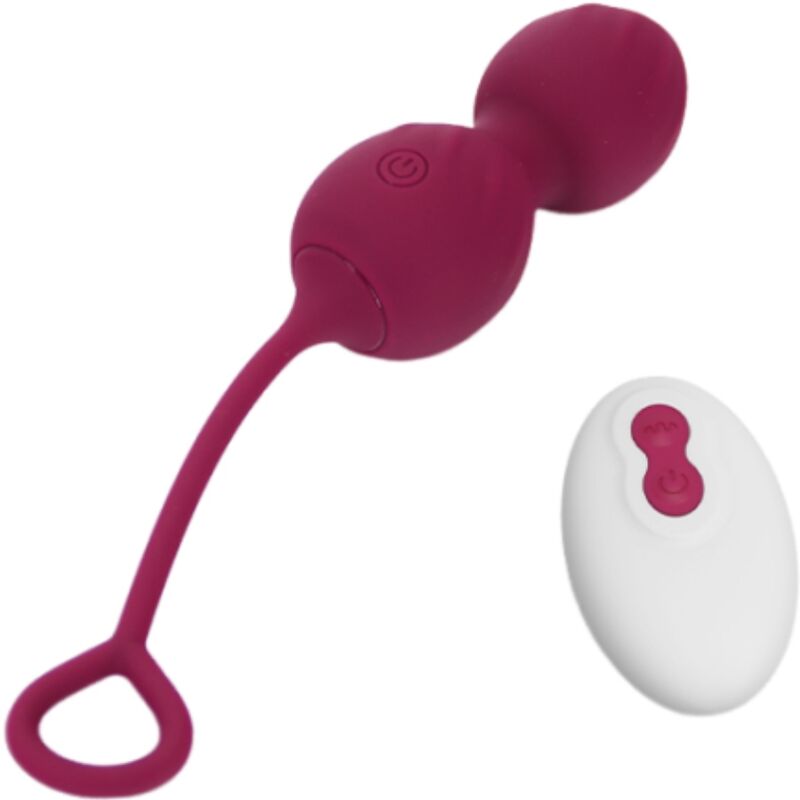 ARMONY - BLOSSOMS VAGINALHANTEL VIBRATION FERNBEDIENUNG 10 VIBRATIONEN DUNKELROT