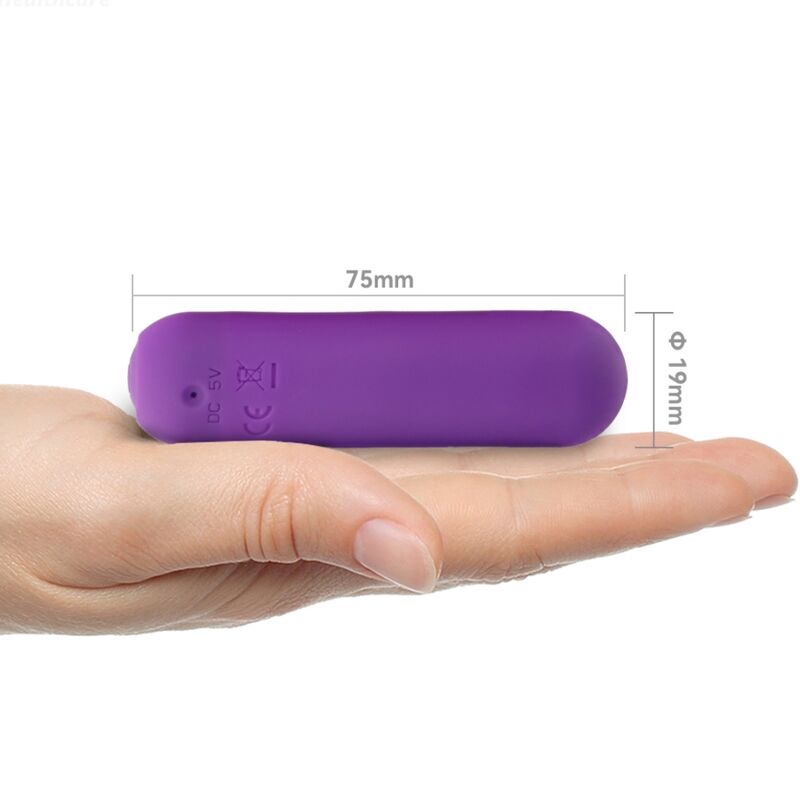 ARMONY - SPLASH HAHA Sensory Device BULLET SILICONE 10 VIBRATIONS 75 X 19 CM PURPLE