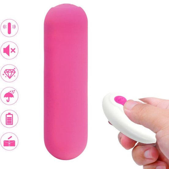 ARMONY - SPLASH JOIE Sensory Device BULLET SILICONE REMOTE CONTROL 10 VIBRATIONS 75 X 19 CM PINK