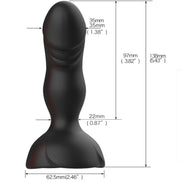 ARMONY - EXTREME A BLOOM ROSE Sensory Device & ANAL PLUG REMOTE CONTROL BLACK