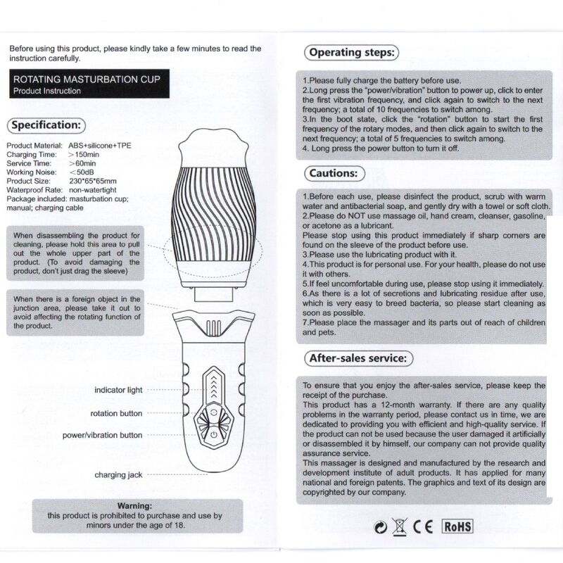 ARMONY - BELUCCI ORAL MASTURBATOR Sensory Device WHITE