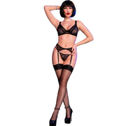 CHILIROSE - CR 4692 VIERTEILIGES SET SCHWARZ M
