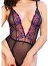 CHILIROSE - CR 4721 BODYSUIT CROTCHLESS ROSA M