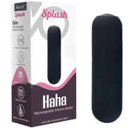 ARMONY - SPLASH HAHA Sensory Device BULLET SILICONE 10 VIBRATIONS 75 X 19 CM BLACK