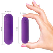 ARMONY - SPLASH HAHA Sensory Device BULLET SILICONE 10 VIBRATIONS 75 X 19 CM PURPLE
