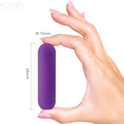 ARMONY - SPLASH JOLINE Sensory Device BULLET SILICONE REMOTE CONTROL 10 VIBRATIONS 6.5 X 1.5 CM PURPLE