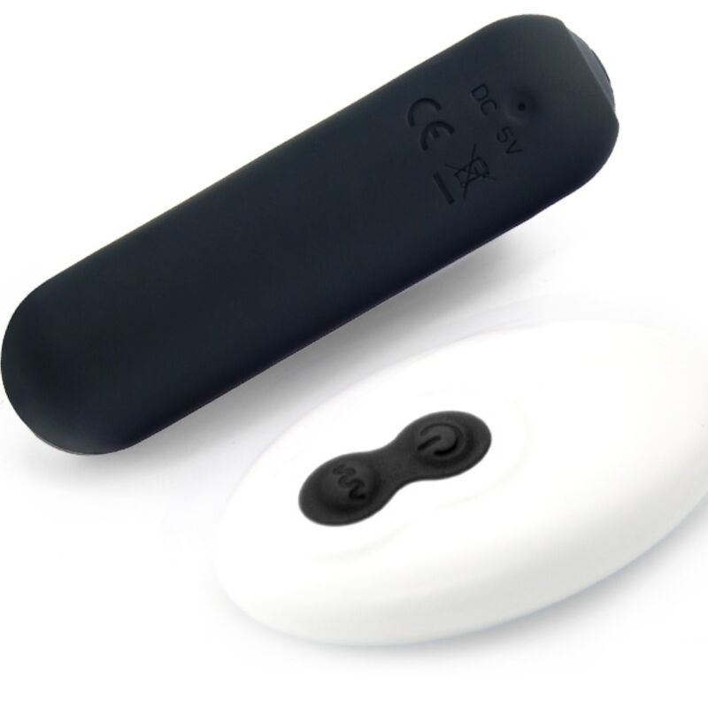 ARMONY - SPLASH JOIE Sensory Device BULLET SILICONE REMOTE CONTROL 10 VIBRATIONS 75 X 19 CM BLACK