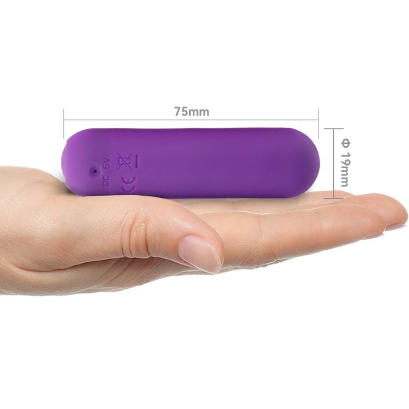 ARMONY - SPLASH JOIE Sensory Device BULLET SILICONE REMOTE CONTROL 10 VIBRATIONS 75 X 19 CM PURPLE