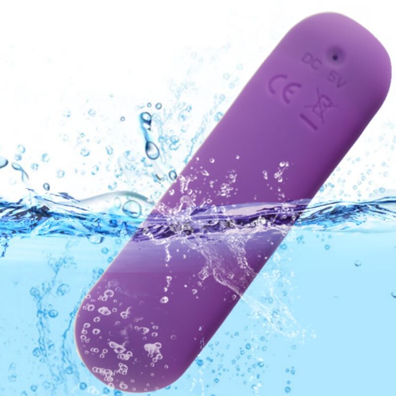 ARMONY - SPLASH JOIE Sensory Device BULLET SILICONE REMOTE CONTROL 10 VIBRATIONS 75 X 19 CM PURPLE