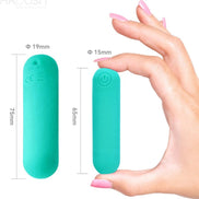 ARMONY - SPLASH HAHA Sensory Device BULLET SILICONE 10 VIBRATIONS 75 X 19 CM GREEN