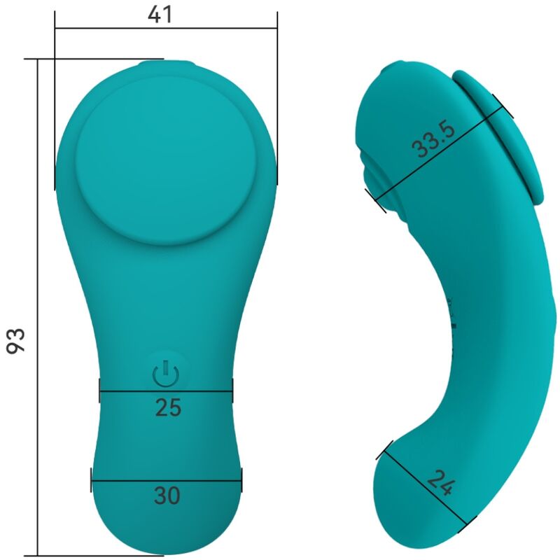 ARMONY - PLEASURE PANTY Sensorgerät FERNBEDIENUNG 3 GESCHWINDIGKEITEN GRÜN