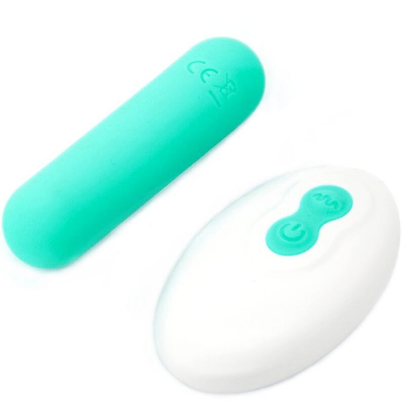 ARMONY - SPLASH JOLINE Sensory Device BULLET SILICONE REMOTE CONTROL 10 VIBRATIONS 65 X 15 CM GREEN