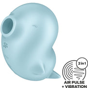 SATISFYER - SASSY SEAL STIMULATOR & Sensory Device BLUE