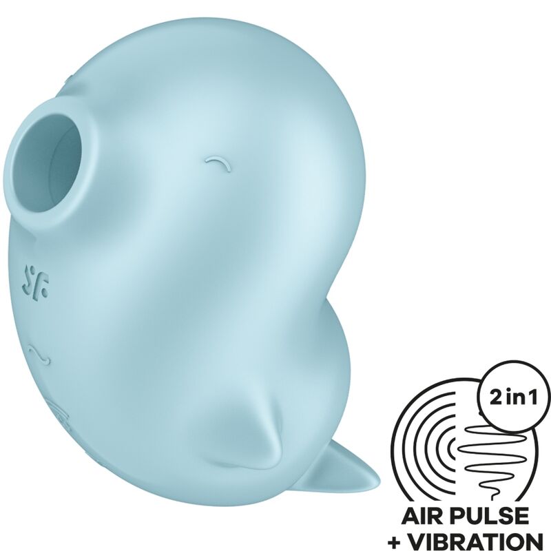 SATISFYER - SASSY SEAL STIMULATOR & Sensory Device BLUE