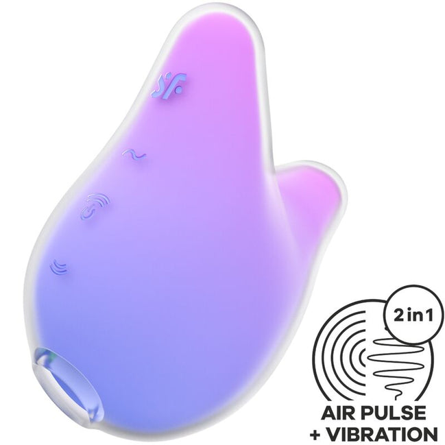 SATISFYER - MERMAID VIBES STIMULATOR & Sensory Device VIOLET AND PINK