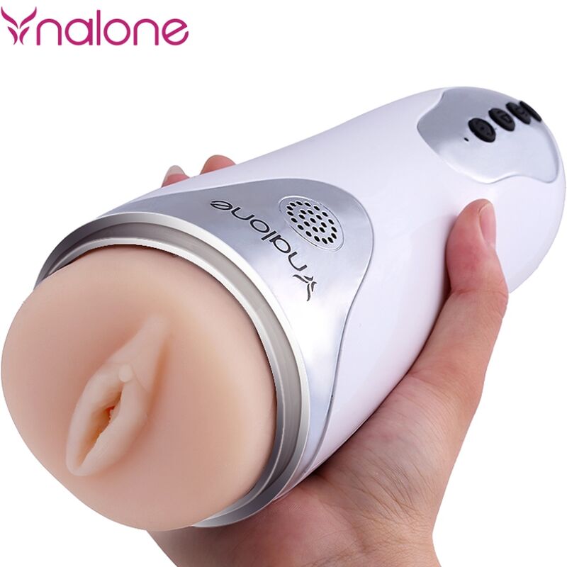 NALONE - MAGIER-MASTURBATOR MIT VIBRATION WEISS