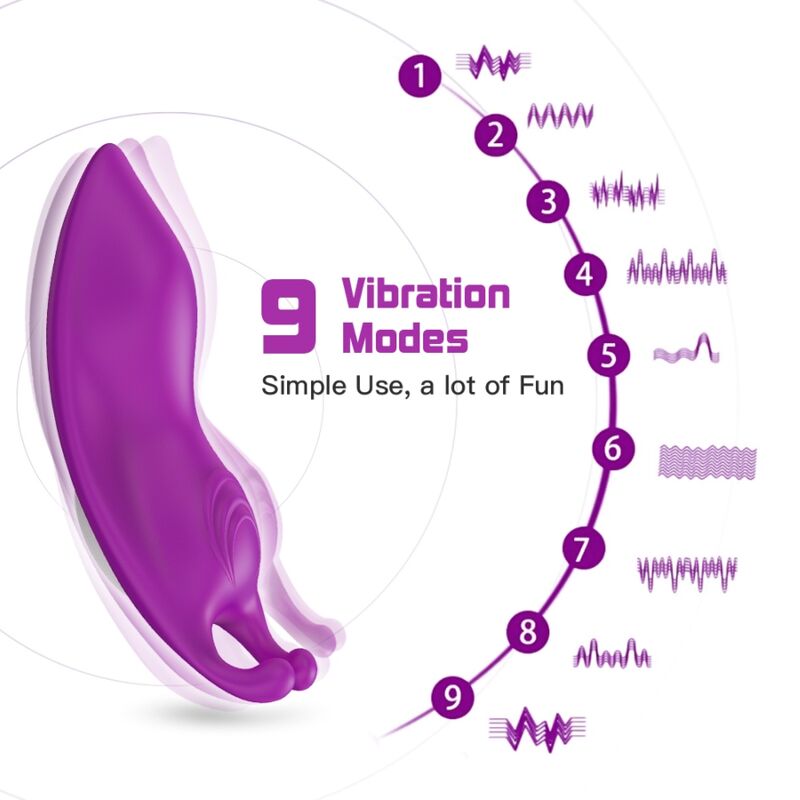 ARMONY - HONEYBEE WEARABLE PANTIES Sensory Device G-SPOT REMOTE CONTROL PURPLE