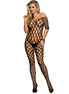 SUBBLIME - 951719 OFFENE SCHULTERN FISCHNETZ-BODYSTOCKING SCHWARZ EINHEITSGRÖSSE